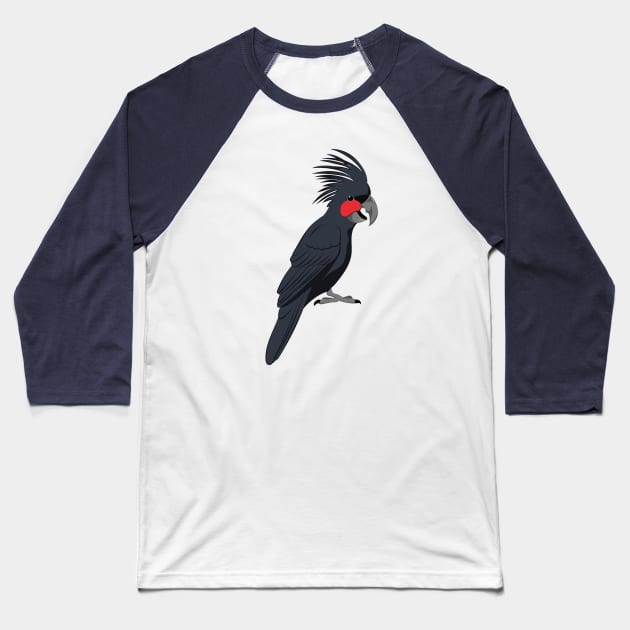 Palm cockatoo Baseball T-Shirt by Zolinstudio